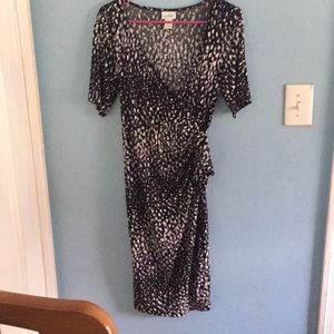 Motherhood Maternity Faux Wrap Dress